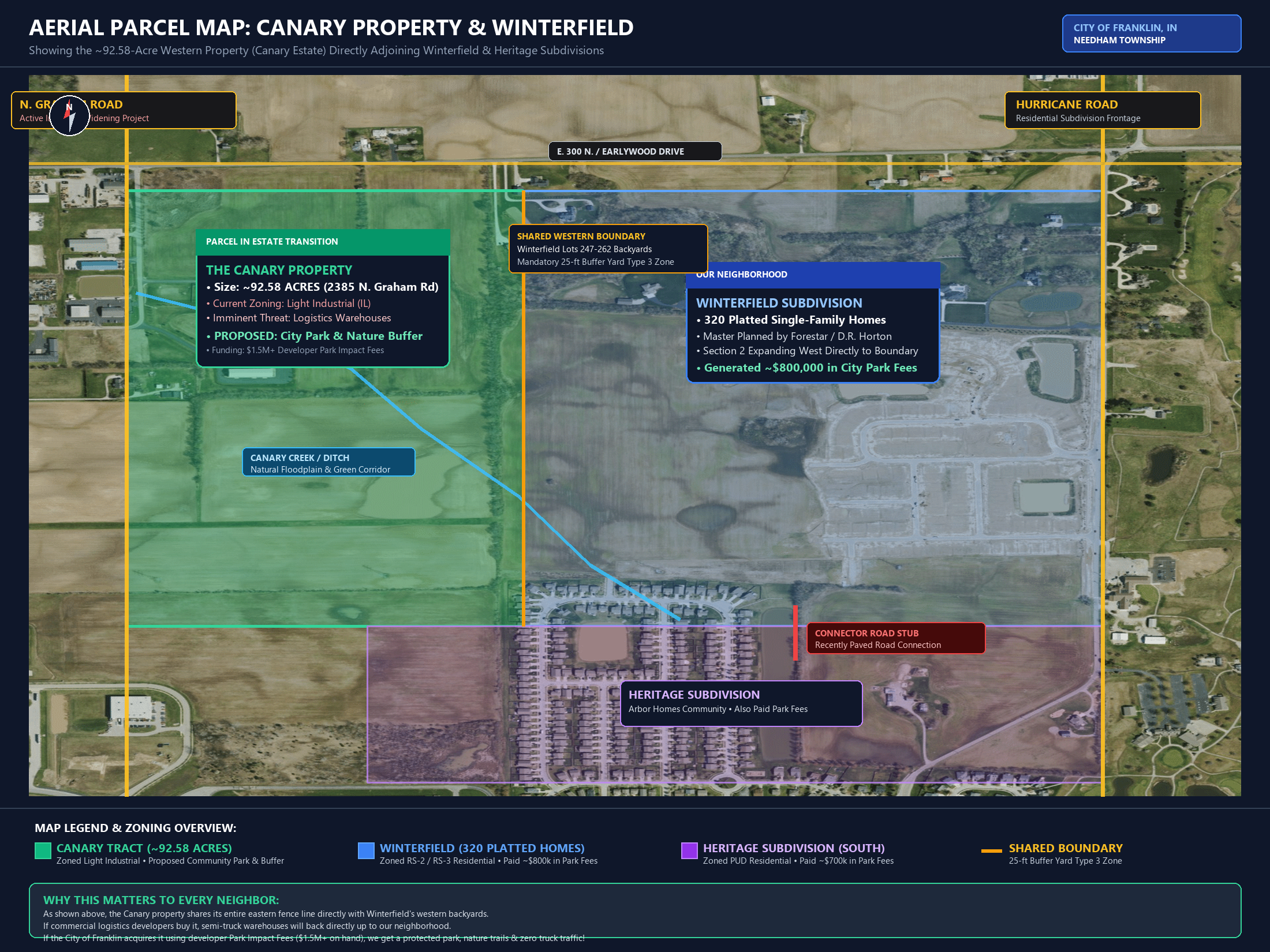 Official Primary Plat PC 2022-04 & Satellite Map